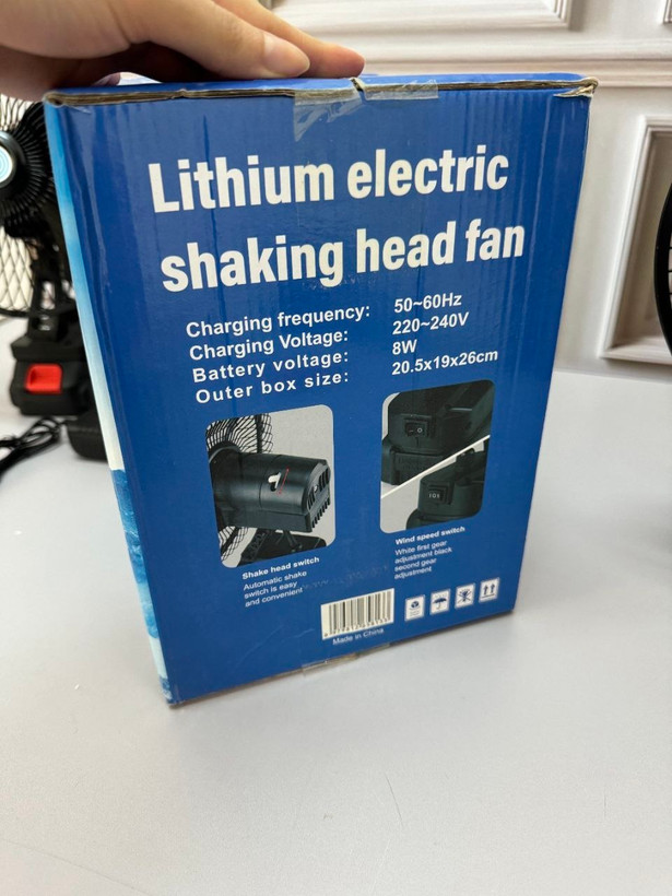 پنکه توربو ارتقاع یافته Lithium چرخشی